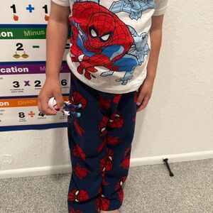 Spider-Man Kids Pajama Set - Red & Blue Size 4T